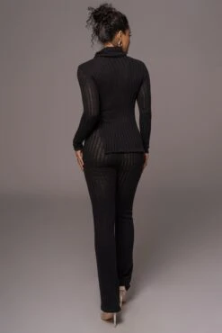 Black One Call Away Ribbed Turtleneck Top -Lady Clothing Store PRODUCT JUL262023 AUGDROP12 84