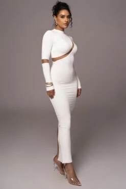 Ivory Show Stopper High Neck Dress 23 Ivory Show Stopper High Neck Dress -Lady Clothing Store PRODUCT JUL262023 AUGDROP12 91