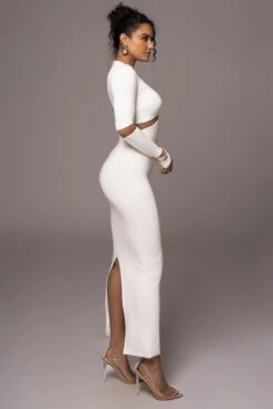 Ivory Show Stopper High Neck Dress 24 Ivory Show Stopper High Neck Dress -Lady Clothing Store PRODUCT JUL262023 AUGDROP12 92