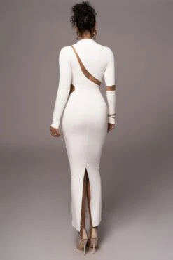 Ivory Show Stopper High Neck Dress 25 Ivory Show Stopper High Neck Dress -Lady Clothing Store PRODUCT JUL262023 AUGDROP12 93