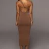 Pecan Meara One Shoulder Dress -Lady Clothing Store PRODUCT JUL282022 BASIX 211