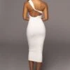 Ivory Meara One Shoulder Dress 1 Ivory Meara One Shoulder Dress -Lady Clothing Store PRODUCT JUL282022 BASIX 58