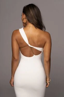 Ivory Meara One Shoulder Dress -Lady Clothing Store PRODUCT JUL282022 BASIX 60copy