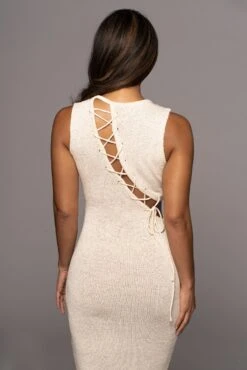 Ivory Opposites Attract Midi Dress -Lady Clothing Store PRODUCT JUL282022 MISSINGSUMMER3 6