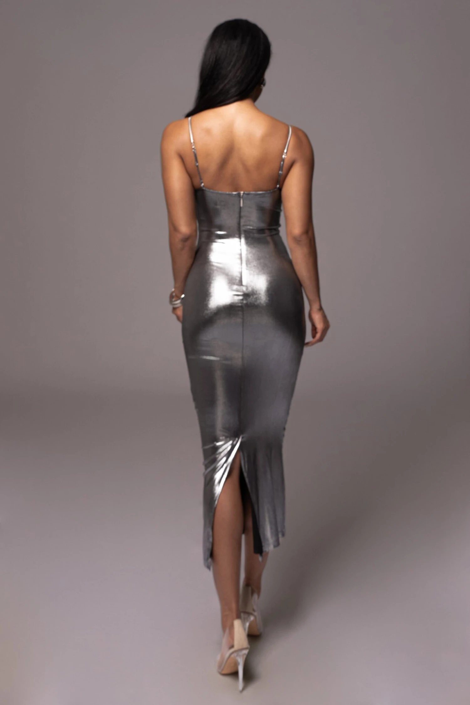 Silver Visions Of You Midi Dress 11 Silver Visions Of You Midi Dress - Image 9