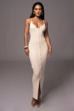 Natural Santos Ribbed Maxi Dress 13 Natural Santos Ribbed Maxi Dress -Lady Clothing Store PRODUCT JUL52023 41