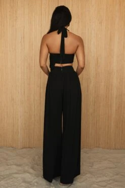 Black After Sunset Pleated Pants -Lady Clothing Store PRODUCT JUL52023 CROCHET2 219 1a14bcd6 ffd0 4c64 a301 617f264a85ff