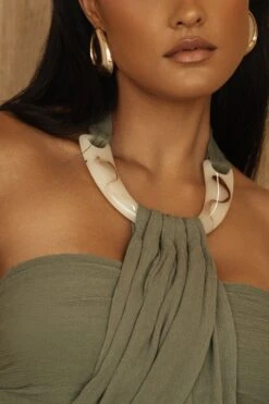 Olive TAKE A SEAT HALTER TOP -Lady Clothing Store PRODUCT JUL52023 CROCHET2 236