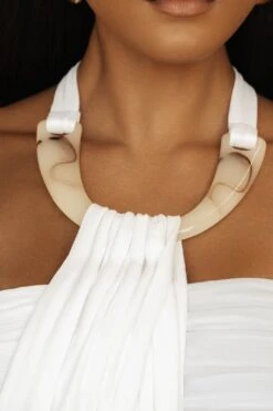 White TAKE A SEAT HALTER TOP -Lady Clothing Store PRODUCT JUL52023 CROCHET2 255