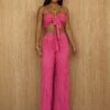 Pink Odessa Smocked Pant Set -Lady Clothing Store PRODUCT JUL52023 CROCHET2 87