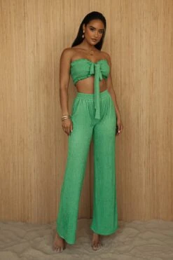 Green Odessa Smocked Pant Set -Lady Clothing Store PRODUCT JUL52023 CROCHET2 96