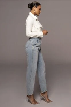 Ivory Jaxson Button Up -Lady Clothing Store PRODUCT JUL72022 RESHOOTS 22