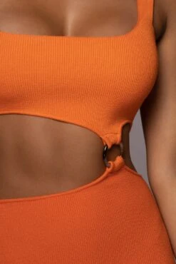 Orange Time After Time Dress -Lady Clothing Store PRODUCT JUL72022 SUMMER4 14