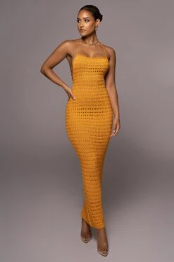 Apricot Palmas Crochet Maxi Dress -Lady Clothing Store PRODUCT JUL72022 SUMMER4 52