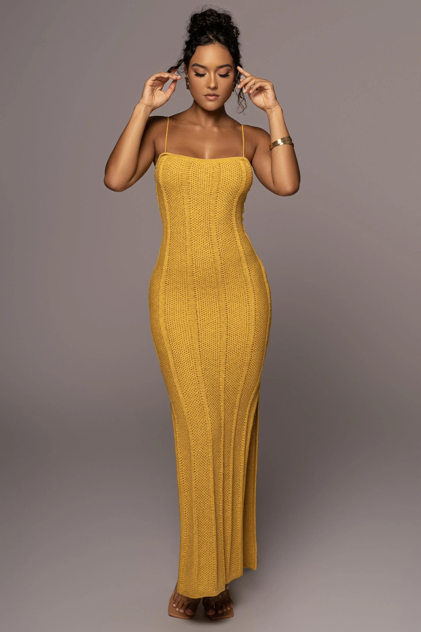 Yellow Cabana Views Crochet Dress 3 Yellow Cabana Views Crochet Dress