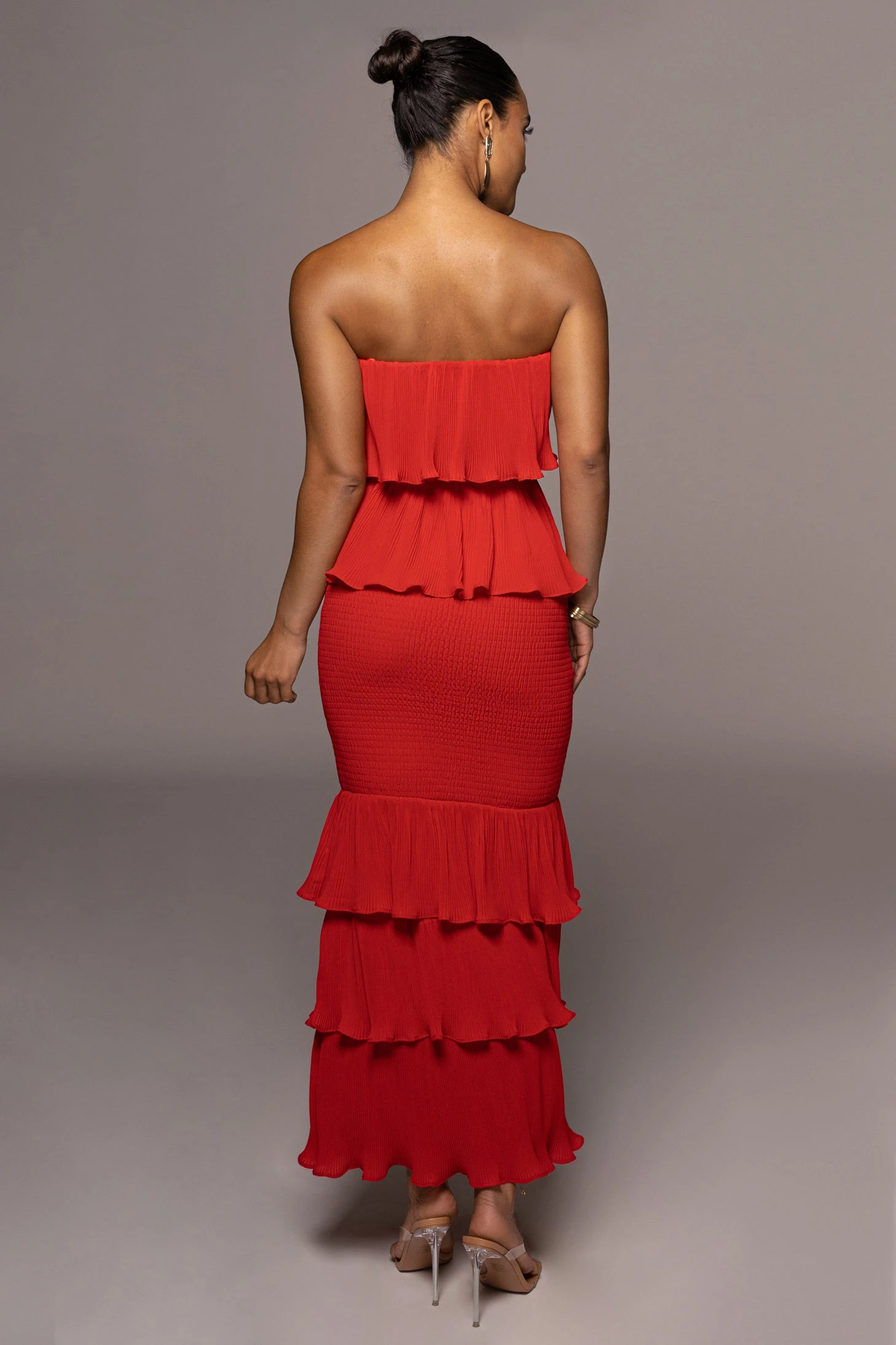 Red Casa Blanca Ruffle Dress 17 Red Casa Blanca Ruffle Dress - Image 15