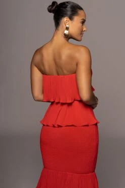 Red Casa Blanca Ruffle Dress 31 Red Casa Blanca Ruffle Dress -Lady Clothing Store PRODUCT JUN22022 SUMMER3 120