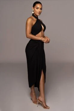 Noir Sahara Dress -Lady Clothing Store PRODUCT JUN22022 SUMMER3 160