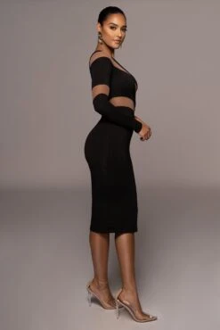 Black Eyes For You Midi Dress -Lady Clothing Store PRODUCT JUN22022 SUMMER3 172