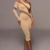 Tan Eyes For You Midi Dress 2 Tan Eyes For You Midi Dress -Lady Clothing Store PRODUCT JUN22022 SUMMER3 177