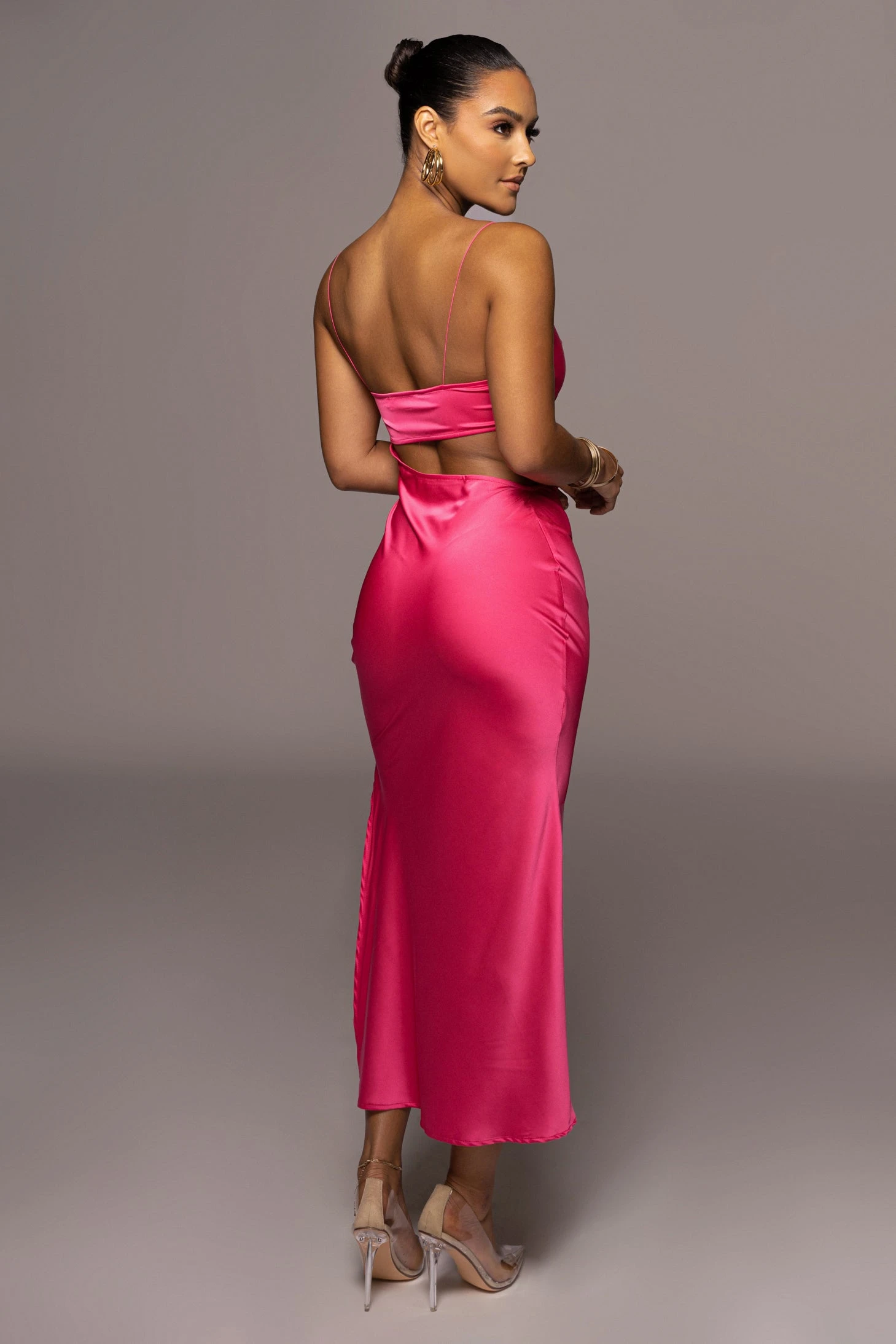 Pink Maurine Cutout Dress 8 Pink Maurine Cutout Dress - Image 6