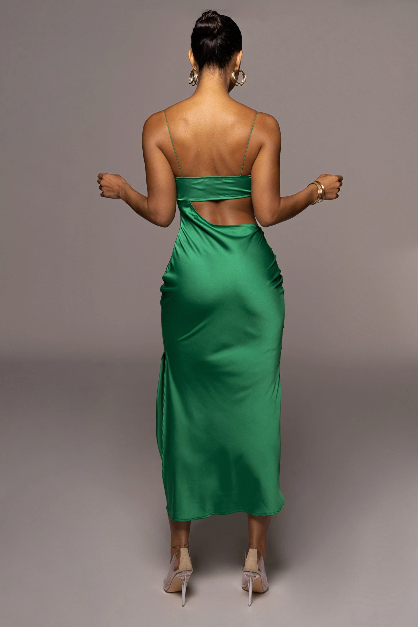Green Maurine Cutout Dress 18 Green Maurine Cutout Dress - Image 16