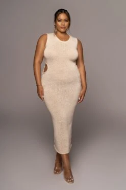 Ivory Opposites Attract Midi Dress -Lady Clothing Store PRODUCT JUN82022 EXTENDED 122