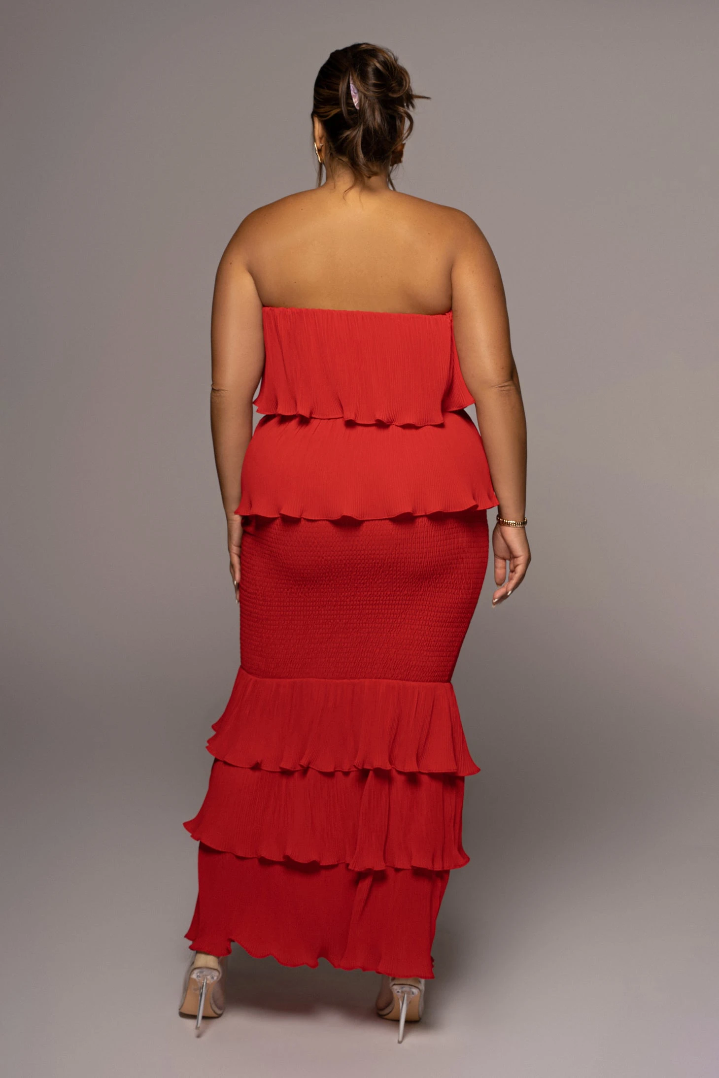 Red Casa Blanca Ruffle Dress 15 Red Casa Blanca Ruffle Dress - Image 13
