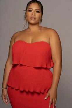 Red Casa Blanca Ruffle Dress 26 Red Casa Blanca Ruffle Dress -Lady Clothing Store PRODUCT JUN82022 EXTENDED 62