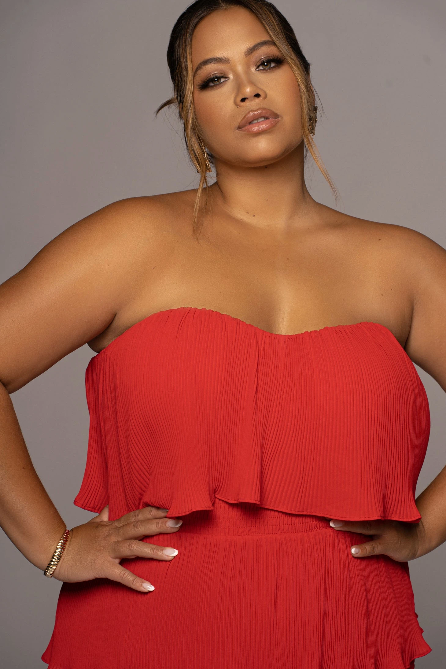 Red Casa Blanca Ruffle Dress 8 Red Casa Blanca Ruffle Dress - Image 6