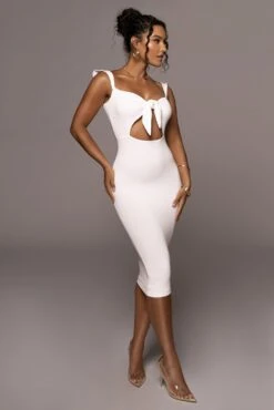 Ivory Unica Front Tie Dress 13 Ivory Unica Front Tie Dress -Lady Clothing Store PRODUCT JUNE14 SUMMER2 31