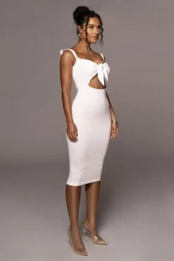 Ivory Unica Front Tie Dress 14 Ivory Unica Front Tie Dress -Lady Clothing Store PRODUCT JUNE14 SUMMER2 32