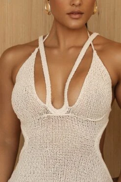 Buttercream Serenity Cutout Midi Dress -Lady Clothing Store PRODUCT JUNE272023 CROCHET 274