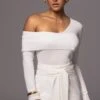 Ivory Eve Off The Shoulder Top -Lady Clothing Store PRODUCT JUNE72023 CROCHET 13