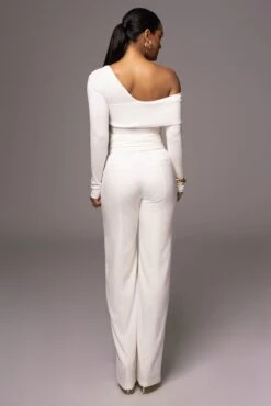 Ivory Safiya Wide Leg Pants -Lady Clothing Store PRODUCT JUNE72023 CROCHET 6