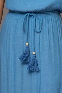Blue Del Sol Linen Maxi Dress -Lady Clothing Store PRODUCT JUNE72023 JUNEDROP1 17