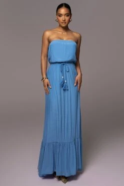 Blue Del Sol Linen Maxi Dress -Lady Clothing Store PRODUCT JUNE72023 JUNEDROP1 19