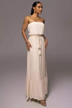 Beige Del Sol Linen Maxi Dress -Lady Clothing Store PRODUCT JUNE72023 JUNEDROP1 2