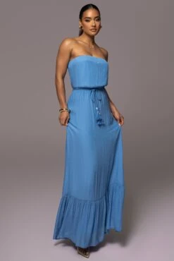 Blue Del Sol Linen Maxi Dress -Lady Clothing Store PRODUCT JUNE72023 JUNEDROP1 20