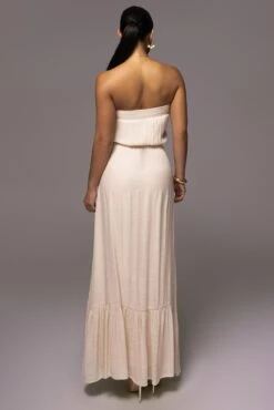 Beige Del Sol Linen Maxi Dress -Lady Clothing Store PRODUCT JUNE72023 JUNEDROP1 5