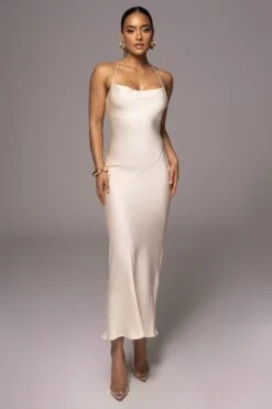 White Alessia Satin Maxi Dress -Lady Clothing Store PRODUCT JUNE72023 NEWARRIVALS 23 ddeee12e 6eb7 4cb5 9d9a 93ded67b0728