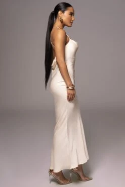 White Alessia Satin Maxi Dress -Lady Clothing Store PRODUCT JUNE72023 NEWARRIVALS 24 876b5be2 7360 489e 9bd0 8e995e639e05
