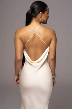 White Alessia Satin Maxi Dress -Lady Clothing Store PRODUCT JUNE72023 NEWARRIVALS 26 82005a4d 6990 4834 8863 52b757c9fd13