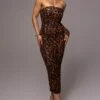 Leopard Into The Wild Shoulder Dress -Lady Clothing Store PRODUCT JUNE72023 NEWARRIVALS 39