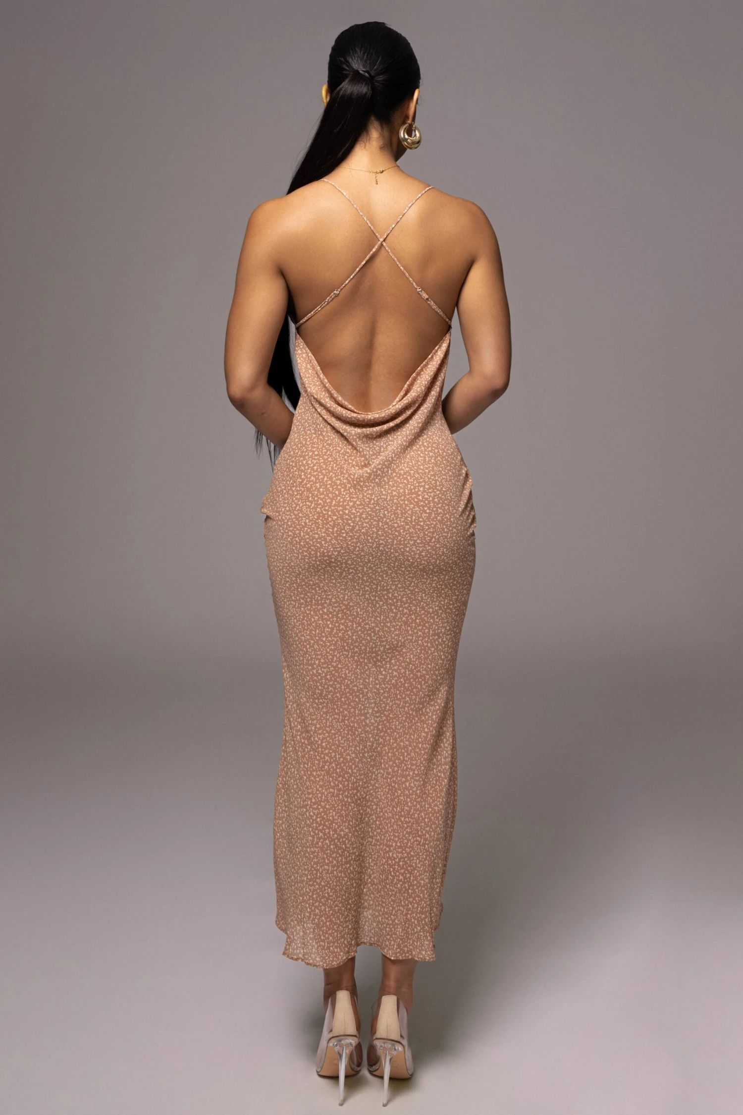 Beige Good Luck Charm Maxi Dress 7 Beige Good Luck Charm Maxi Dress - Image 5