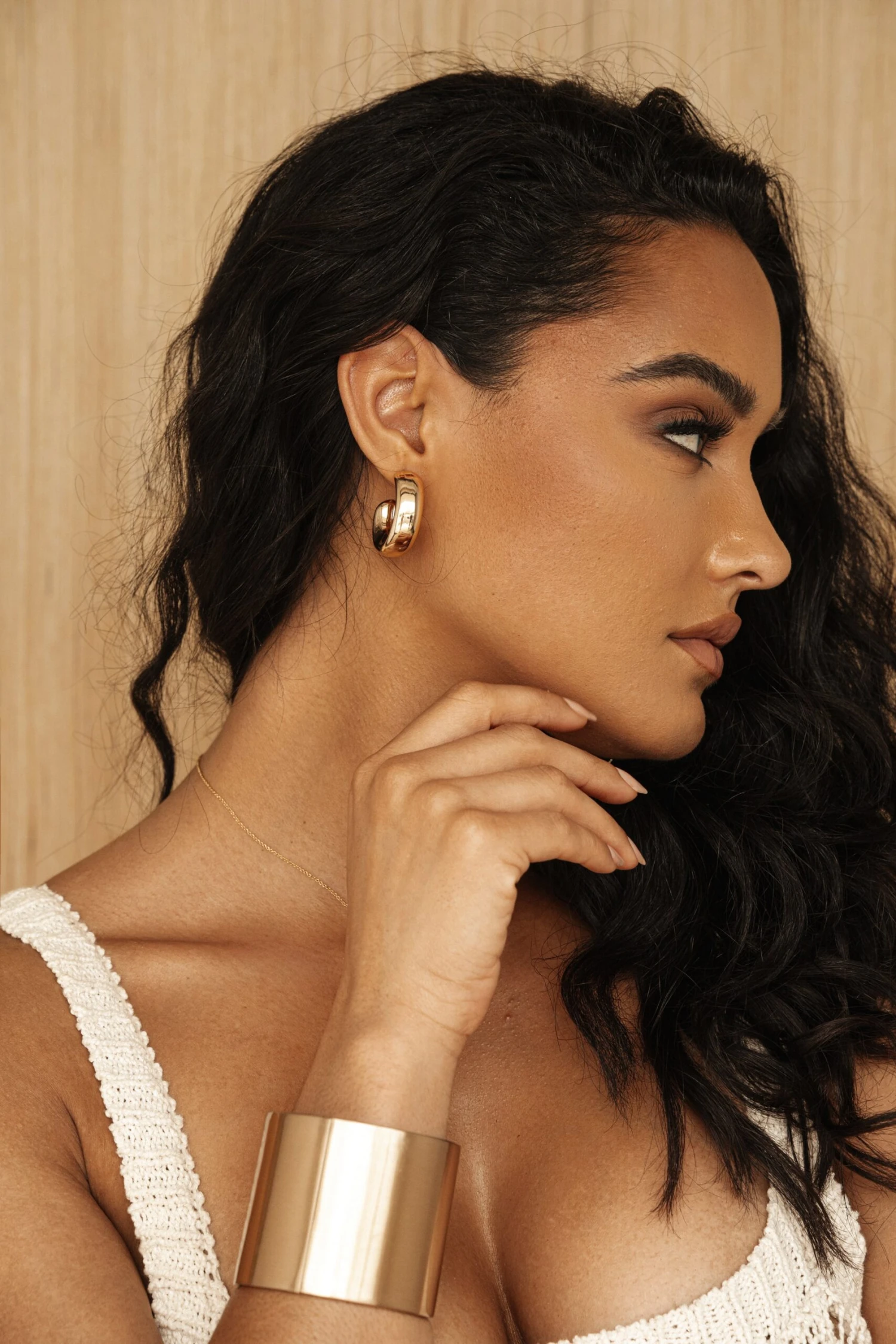 Gold Trace Earrings 3 Gold Trace Earrings