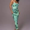 Green Naylene Ruched Dress -Lady Clothing Store PRODUCT JUNE82023 NEWARRIVALS 1