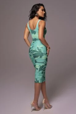 Green Costa Rica Floral Midi Skirt -Lady Clothing Store PRODUCT JUNE82023 NEWARRIVALS 20