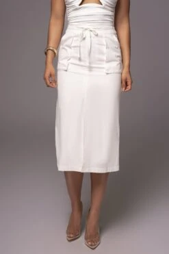 White Riviera Linen Skirt 10 White Riviera Linen Skirt -Lady Clothing Store PRODUCT JUNE82023 NEWARRIVALS 85