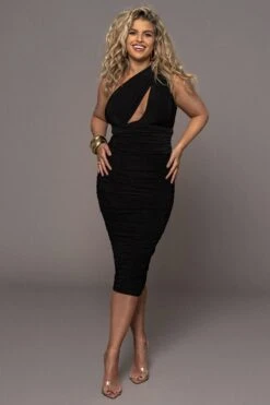 Noir Edge Of Romance Midi Dress -Lady Clothing Store PRODUCT MAR132023 107